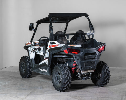 Polaris RZR 900 Back UTV Windshield 3/16" - Scratch Resistant - 2 Seater - Models 2015+