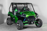 Kawasaki Teryx 2 Seater (2014 Only) 17 1/2" Tall Half Windshield TALLEST ON THE MARKET