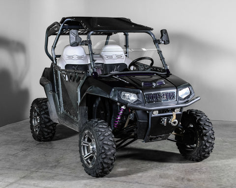 Polaris RZR 570/800/900 Half UTV Windshield 3/16" - Scratch Resistant - Models 2014 and older