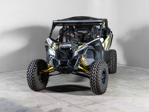 Can-Am Maverick X3 With Visor Half UTV Windshield 1/4" - Scratch Resistant