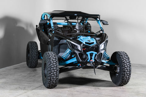 Can-Am Maverick X3 With Intrusion Bars and Visor Half UTV Windshield 3/16" - Scratch Resistant