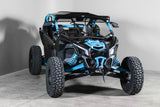 Can-Am Maverick X3 With Intrusion Bars and Visor Half UTV Windshield 1/4" - Scratch Resistant