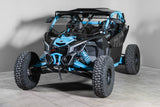 Can-Am Maverick X3 With Intrusion Bars and Visor Half UTV Windshield 3/16" - Scratch Resistant