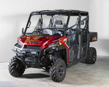 Polaris Ranger 1000 (2019+) Half Windshield 3/16" - Scratch Resistant - Pro Fit Cage